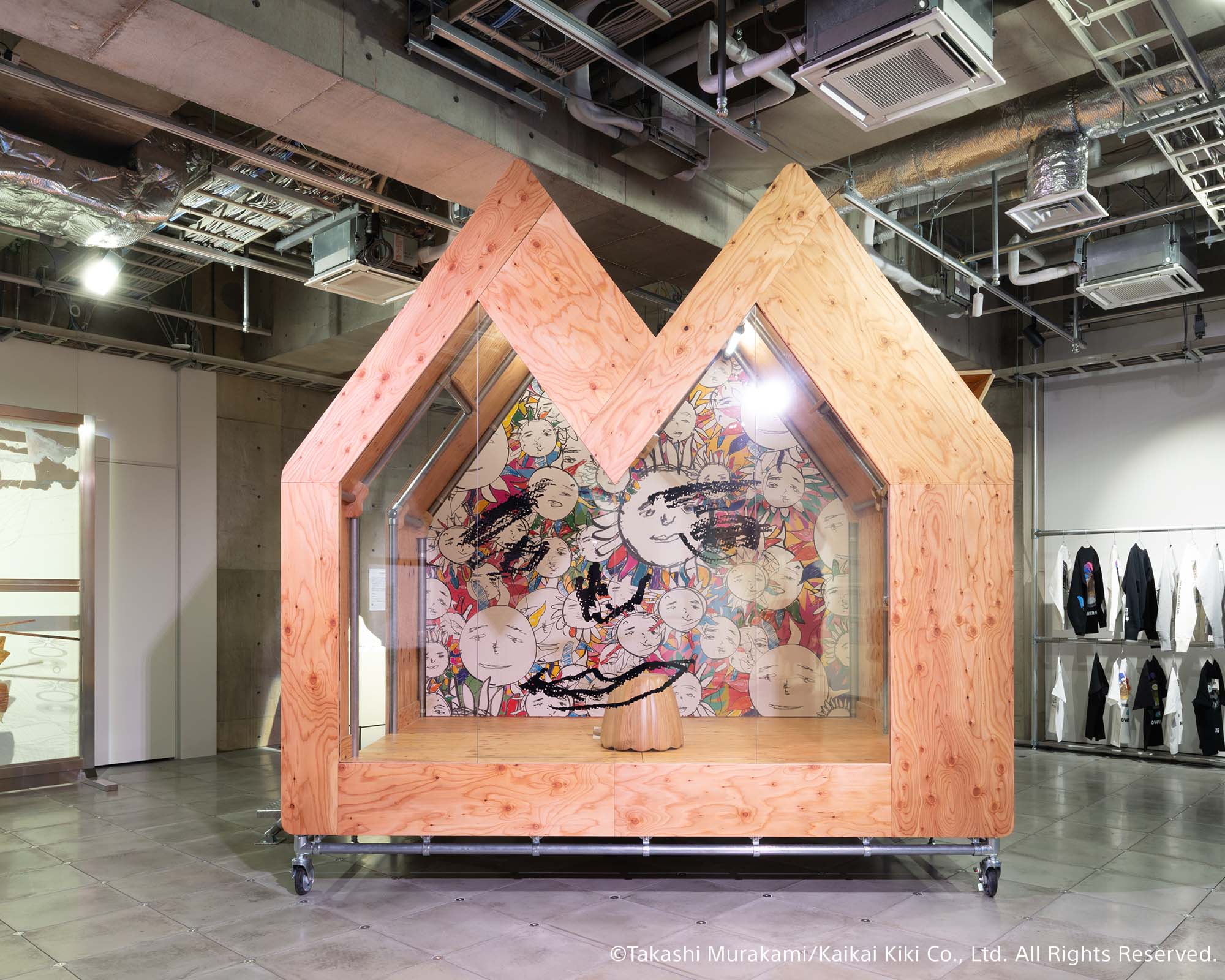 A photo of exhibit of 3F. "MURAKAMI HOUSE：TAKAJI."